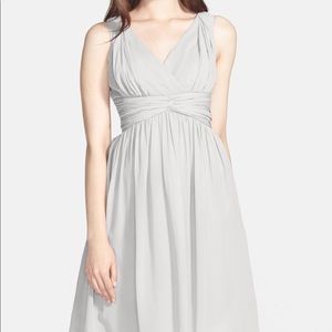 NWT Donna Morgan Jessie Twist Silk Chiffon Dress